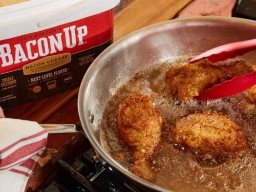 Chicken Fried in Bacon Up® Bacon Grease