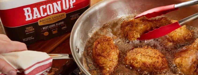 Chicken Fried in Bacon Up® Bacon Grease