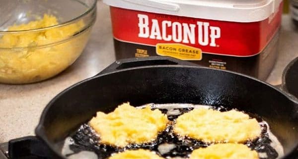 frying with Bacon Up Grease